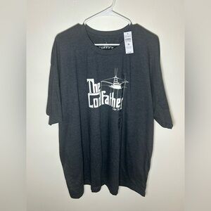 Cuffy’s Cape Cod The Codfather T Shirt Mens 2XL Gray Graphic Tee NWT